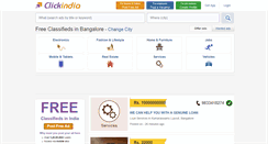 Desktop Screenshot of bangalore.clickindia.com