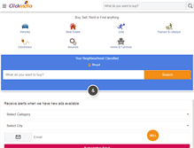 Tablet Screenshot of bhopal.clickindia.com