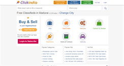 Desktop Screenshot of madurai.clickindia.com