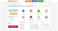 Desktop Screenshot of delhi.clickindia.com