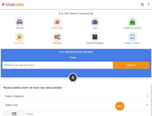 Tablet Screenshot of delhi.clickindia.com