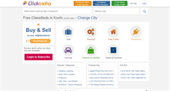 Desktop Screenshot of kochi.clickindia.com