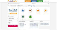 Desktop Screenshot of dehradun.clickindia.com