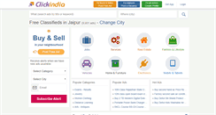 Desktop Screenshot of jaipur.clickindia.com